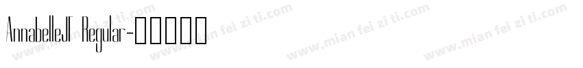 AnnabelleJF Regular字体转换